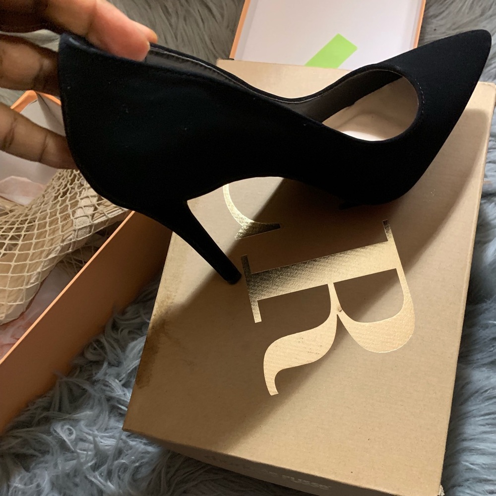 Black stilettos